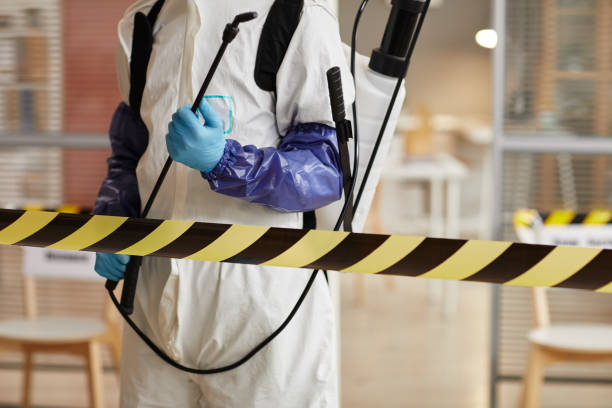 Professional Biohazard Cleanup technician working in Robertsville, MO